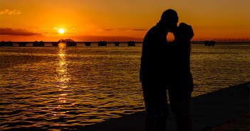 sunset couple