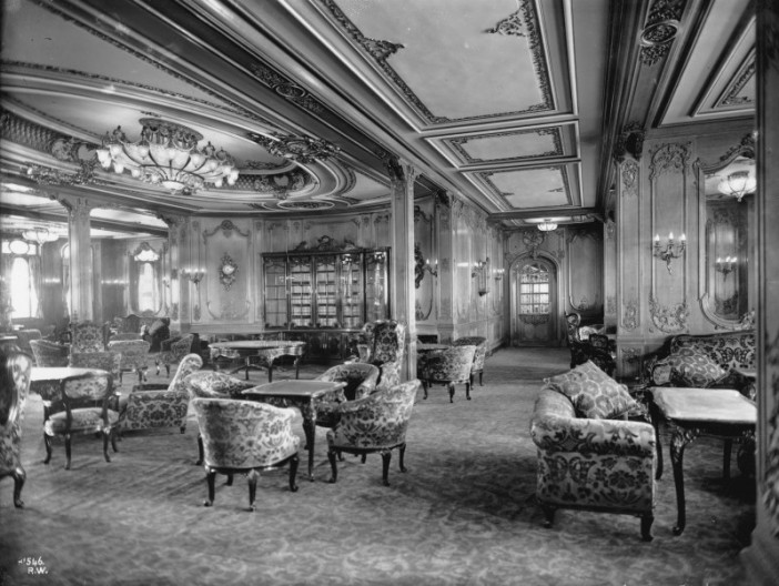 Titanic’s first class lounge