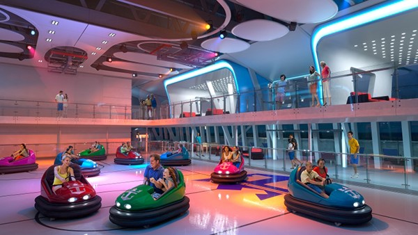 Quantum of the Seas bumper cars