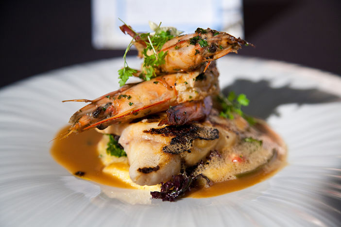 Beautifully presented food