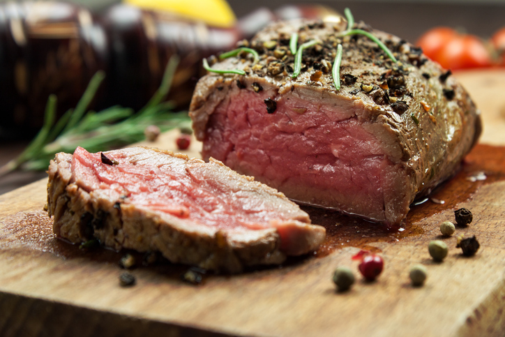juicy beef steak