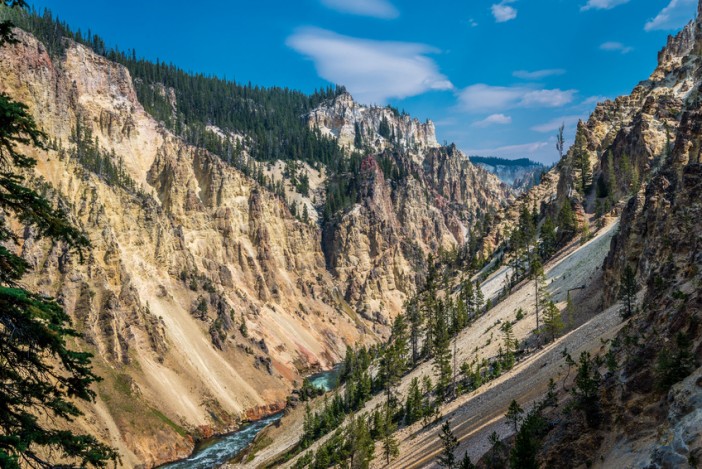 yellowstone national park canyon