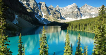 natural scenery of the Rocky Mountains in Canada