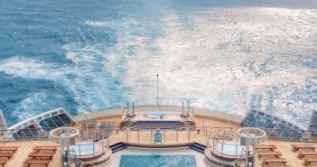 A ship on sail