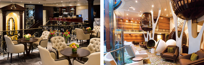 Azamara Mosaic Cafe and Hideaway on board of Celebrity Equinox