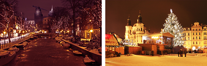 Prague and Amsterdam