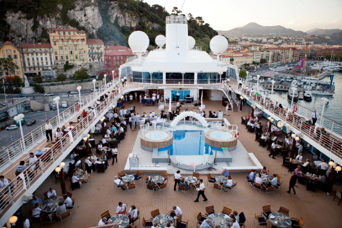 event on a luxury cruise ship