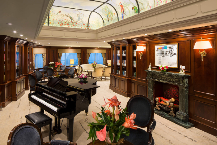 drawing room on board Azamara cruise ship