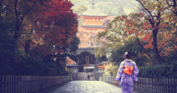 Japanese woman in Osaka